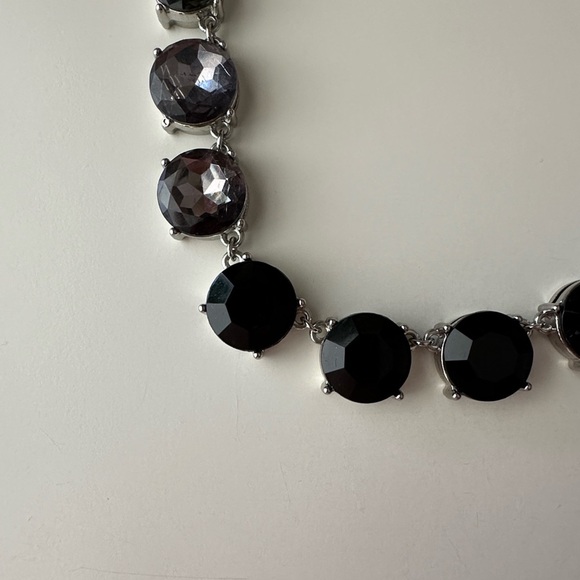 Lane Bryant Black and Silver Statement Necklace - Picture 3 of 9